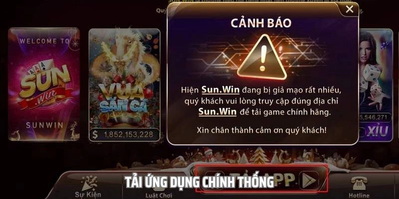 Tải app từ nguồn chính thức
