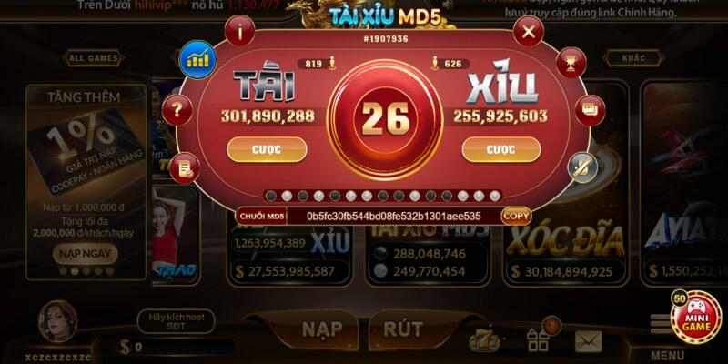 Tìm hiểu khái niệm về tài xỉu MD5 là gì