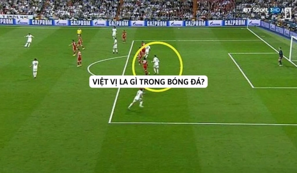 Vị trí việt vị chính xác khi tham gia bóng đá ga6789