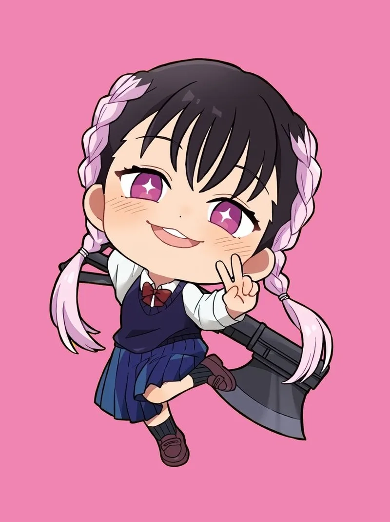 Thưởng thức hình chibi dễ thương với nhân vật anime yêu thích