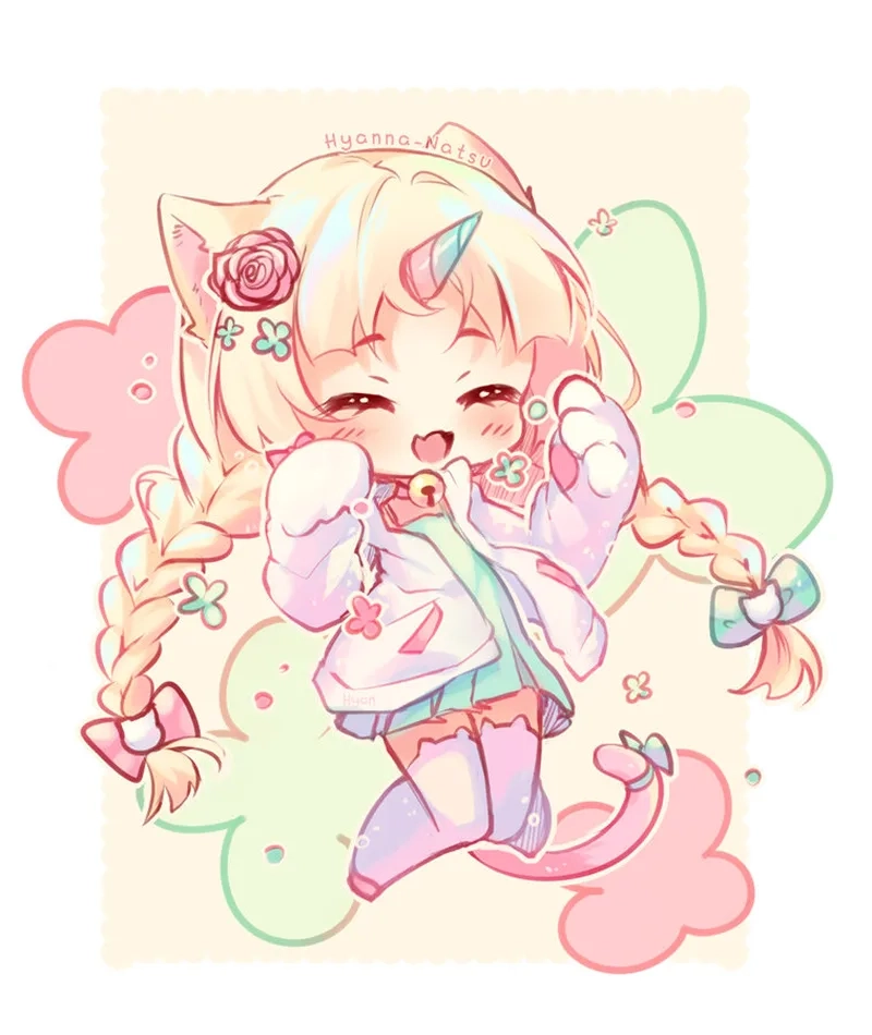 Lưu ngay anime chibi ảnh cute để làm hình nền siêu đáng yêu