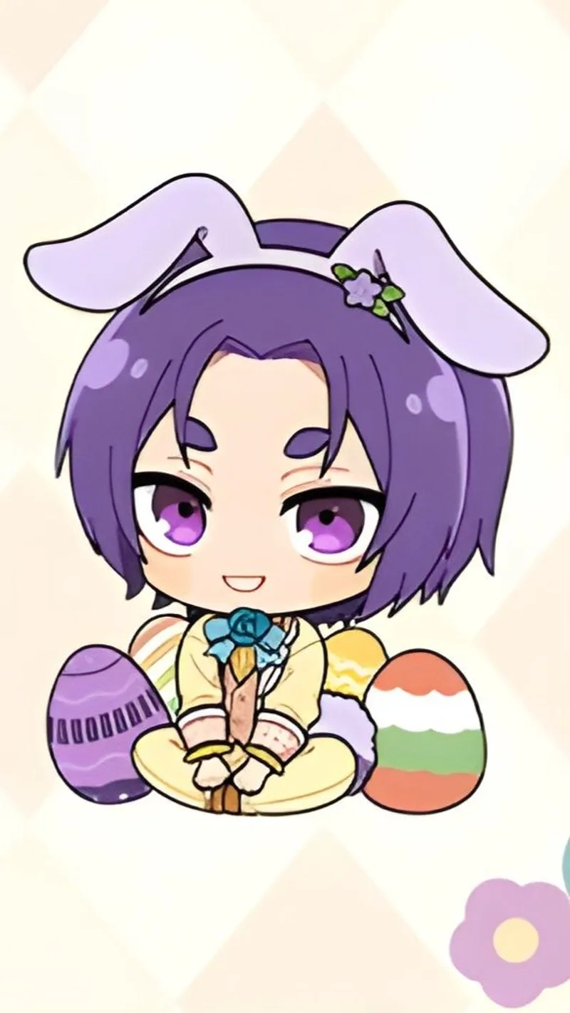 Thích hình anime chibi cute đơn giản cho vẻ đẹp tối giản