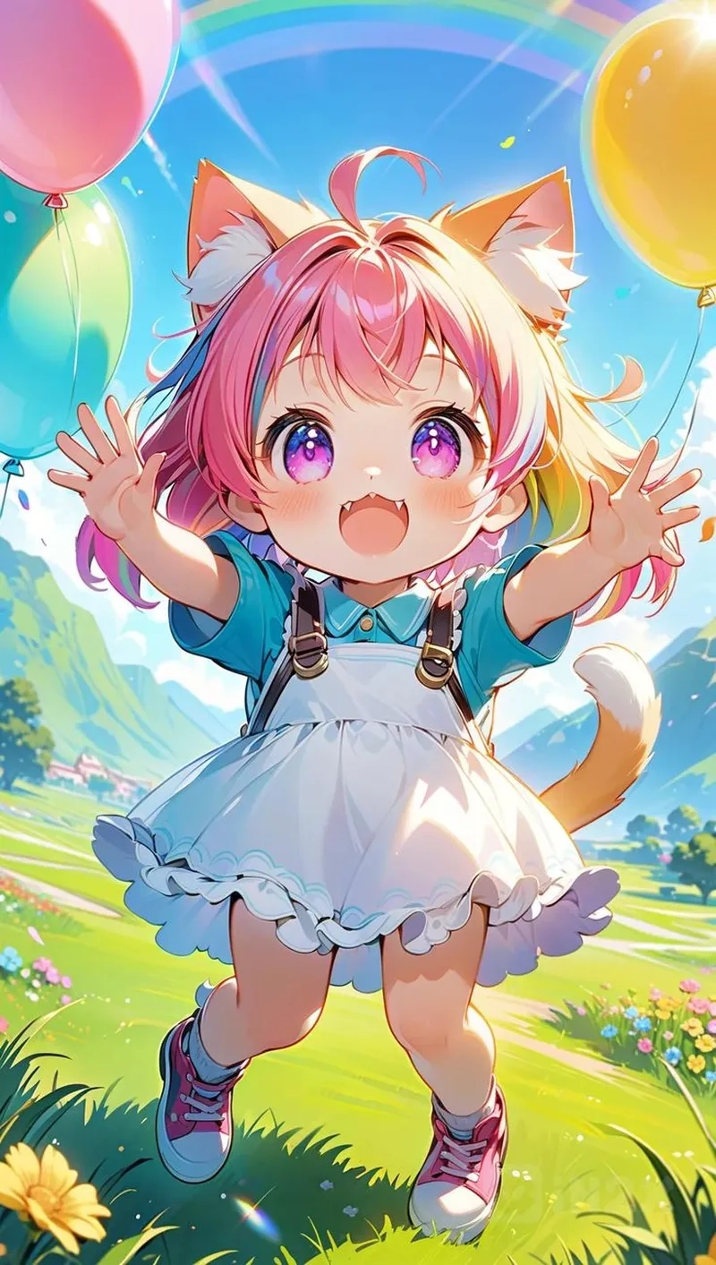 Lưu hình ảnh anime cute dễ thương để làm hình nền xinh