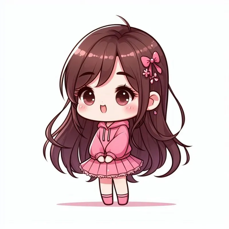 Lưu hình chibi dễ thương đơn giản để làm avatar độc đáo