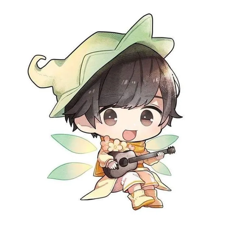 Hình chibi nam cute làm bạn cười không ngừng