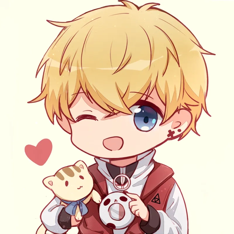 Hình cute chibi nam làm sáng mạng xã hội