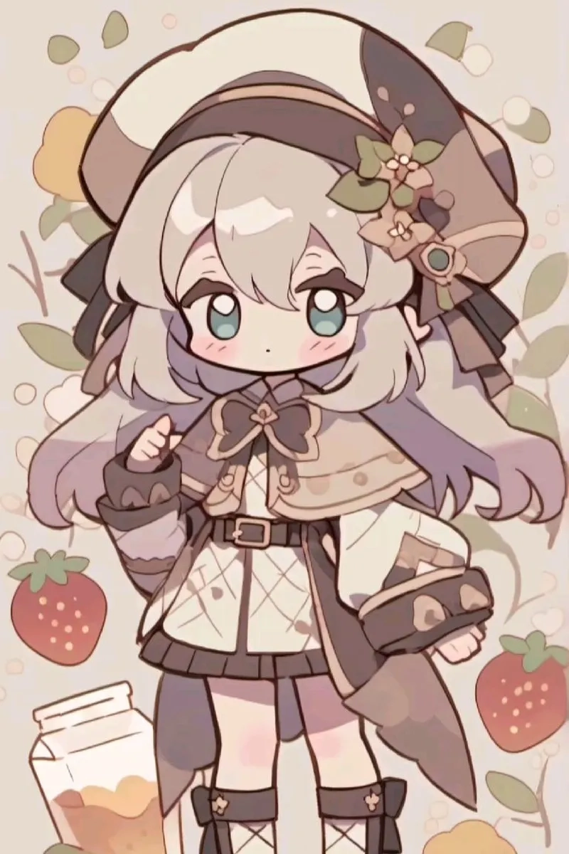 Hình chibi nữ cute làm bạn cười cả ngày