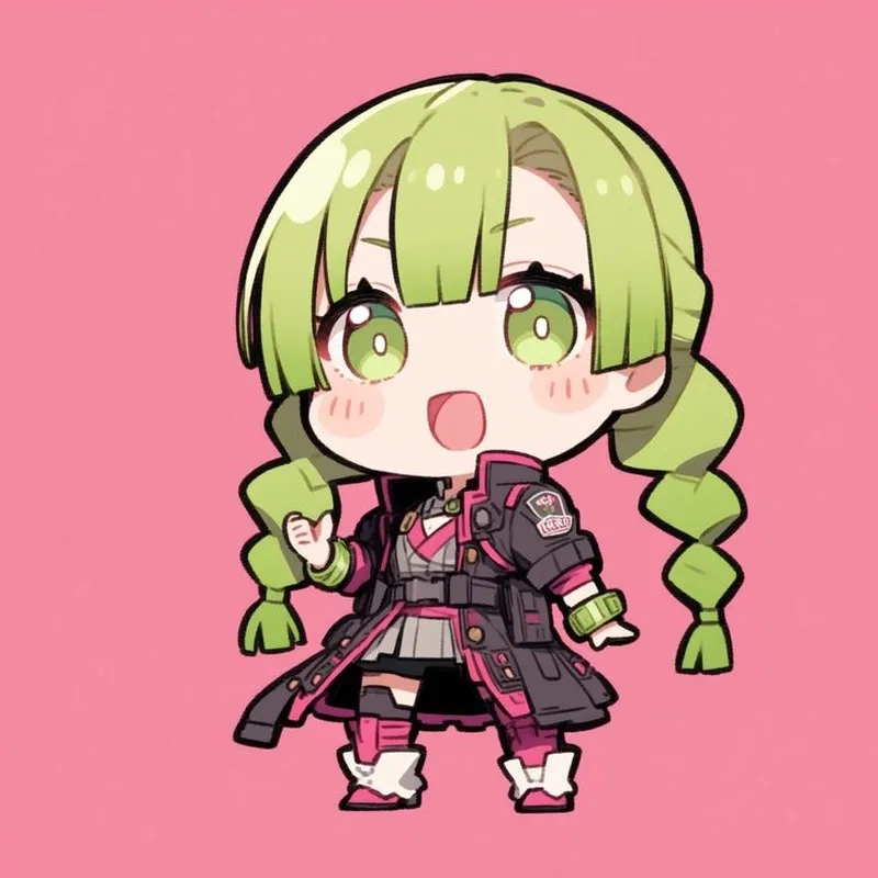 Ảnh anime chibi nữ cute làm avatar siêu cute