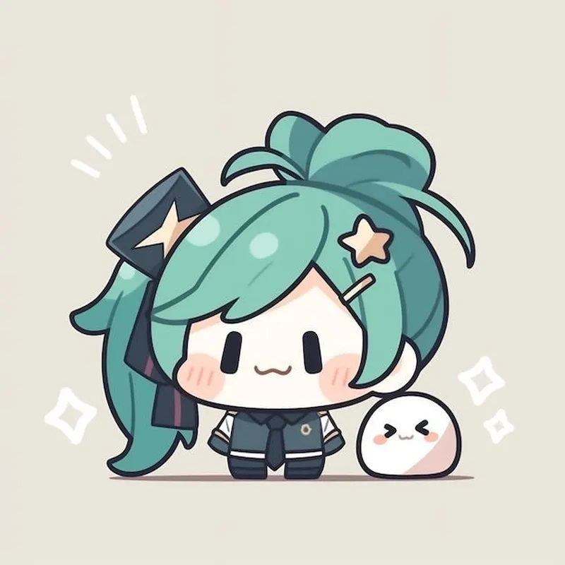 Lưu ngay anime nữ chibi để làm hình đại diện