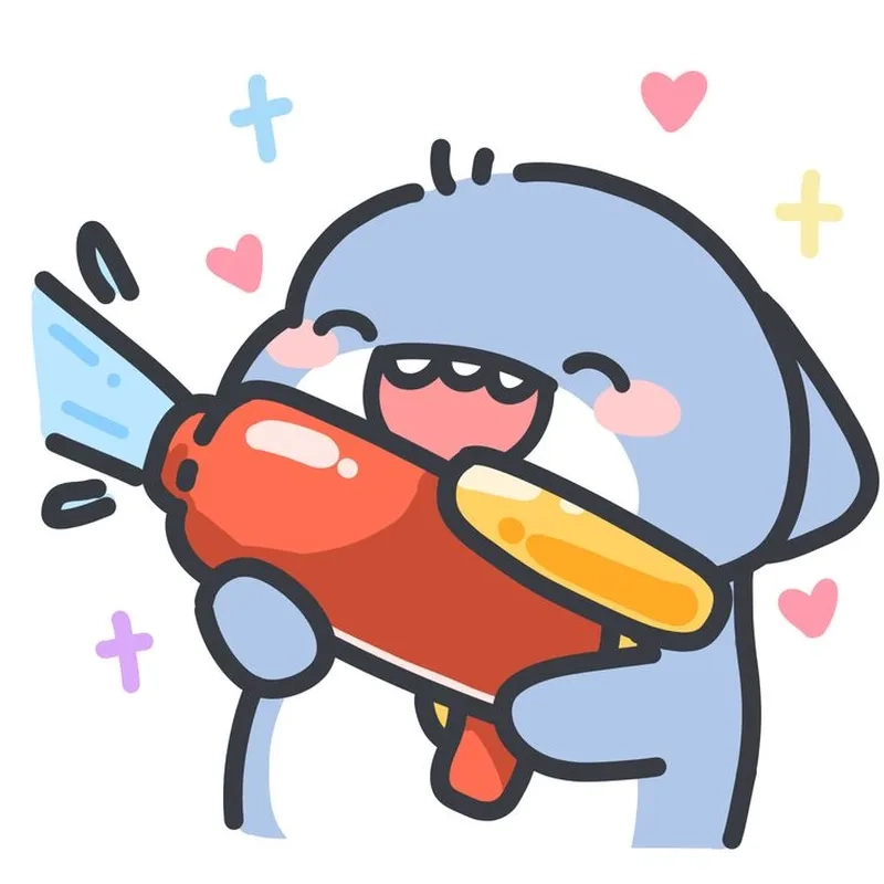 Hình nền cá mập chibi làm sáng điện thoại bạn