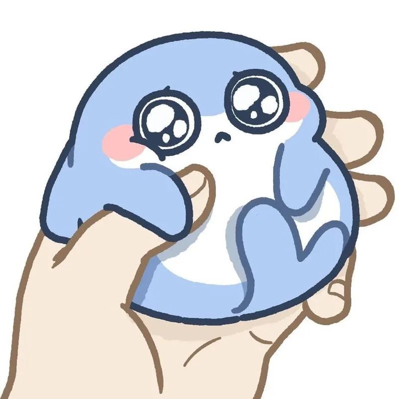 Avatar cá mập chibi độc lạ cho mạng xã hội