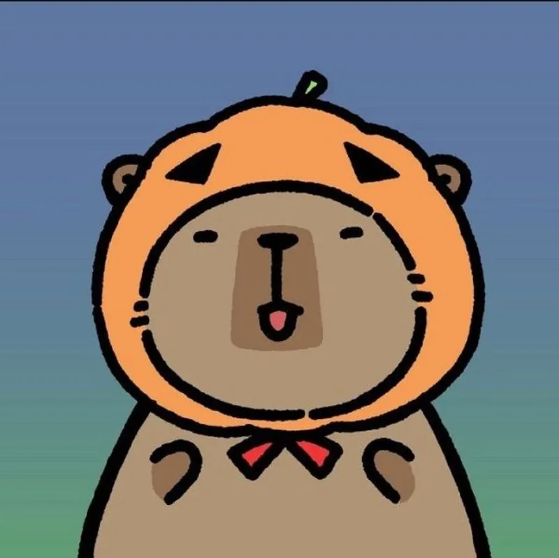 Ảnh nền ảnh nền capybara chibi đẹp lung linh cho màn hình