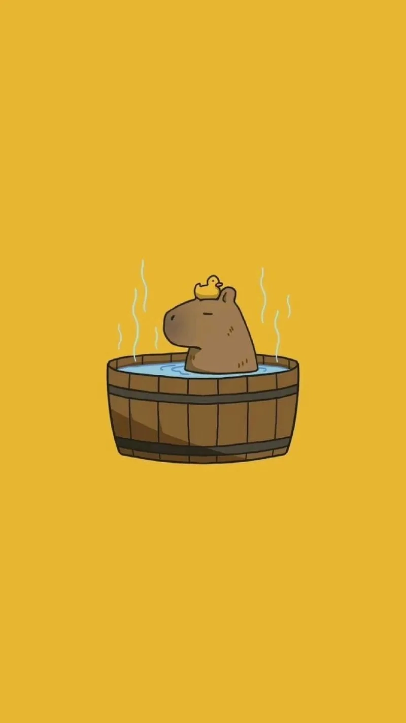 Avatar capybara chibi để làm nổi bật mạng xã hội của bạn