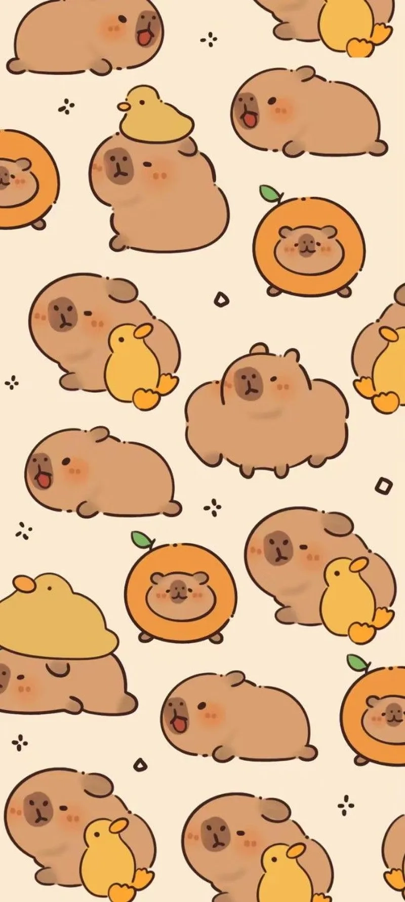 Chibi hình ảnh capybara chibi và nét vẽ ngộ nghĩnh