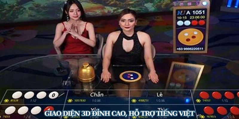 Giao diện game Casino GO99 được Bet thủ đánh giá cao