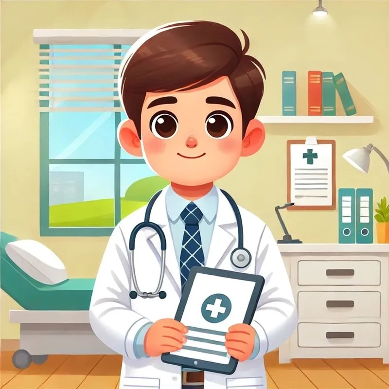 Tải về ảnh bác sĩ chibi để làm hình nền cực chất cho bạn