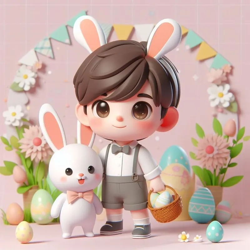 Tạo hình vẽ chibi bé trai để khoe tài năng nghệ thuật