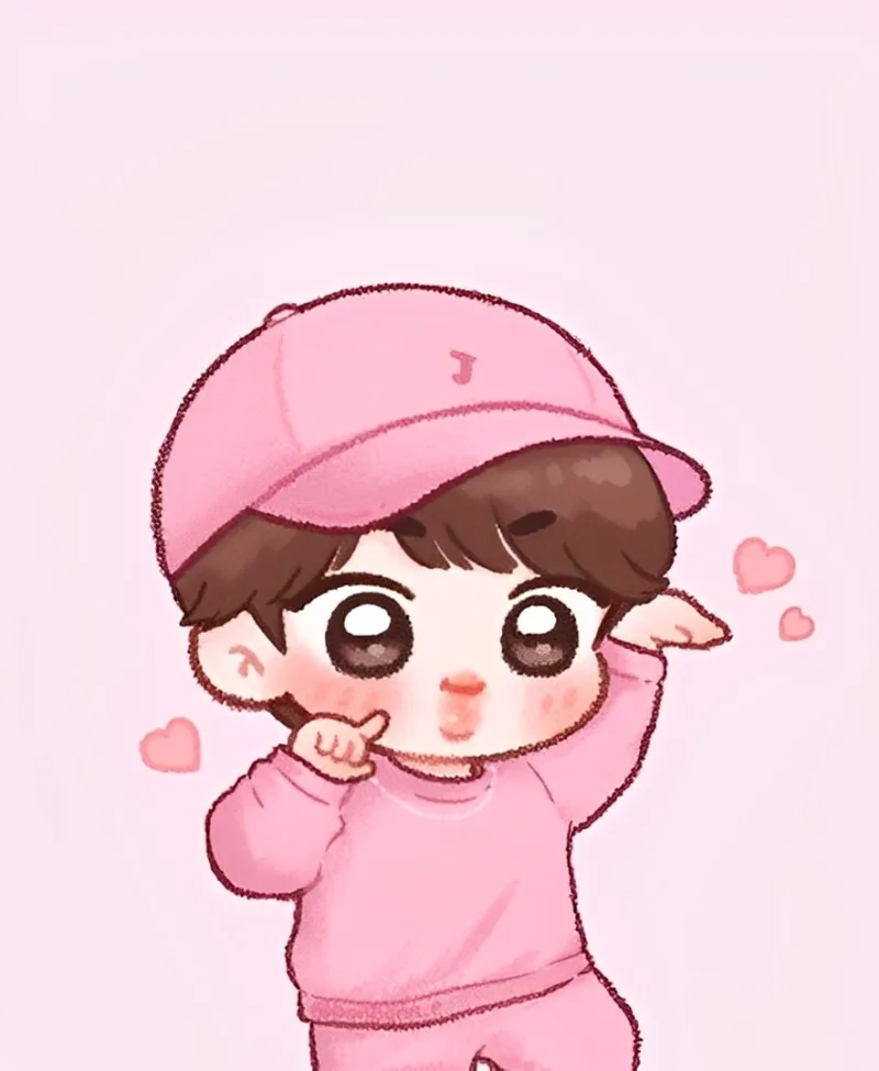 Ngắm chibi BTS Jin trong phong cách dễ thương và hài hước