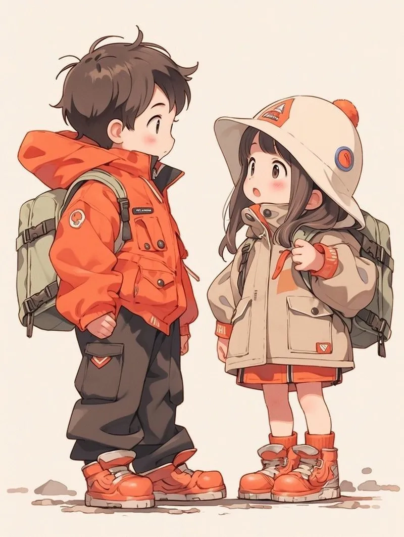 Hình chibi cute cặp cho cặp đôi yêu thích phong cách anime