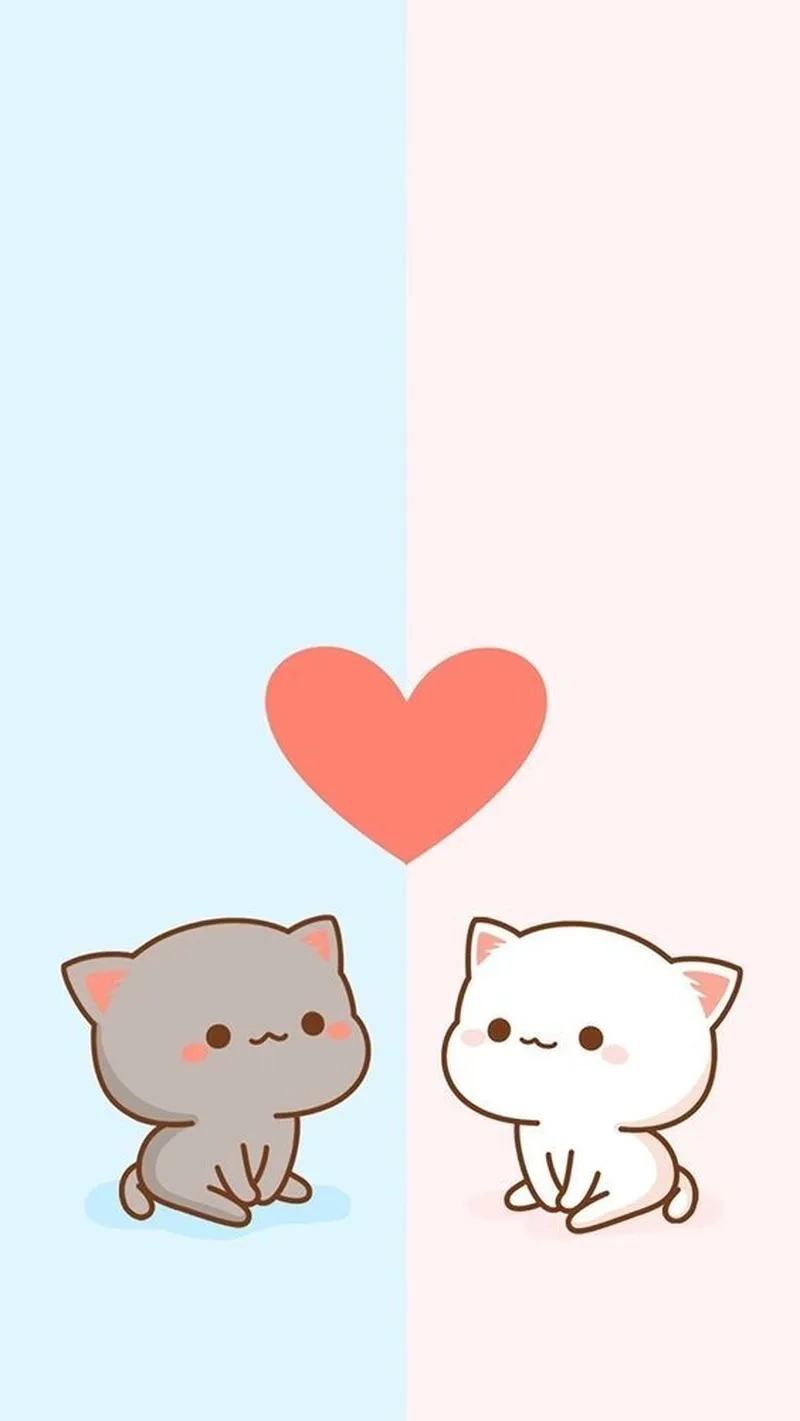 Hình chibi cặp đôi cute làm avatar thêm phần thu hút