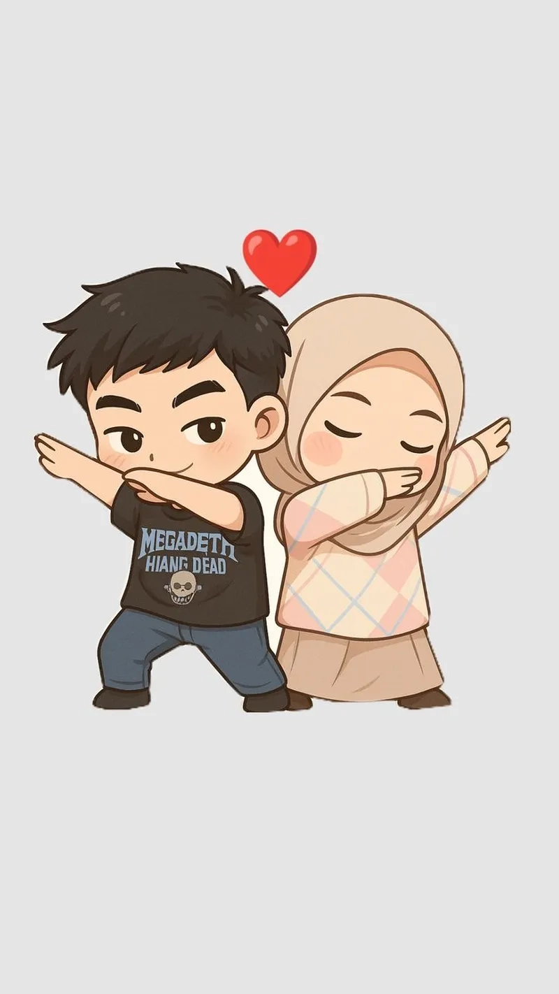 Ảnh cặp đôi anime chibi cute làm avatar thêm phần thu hút