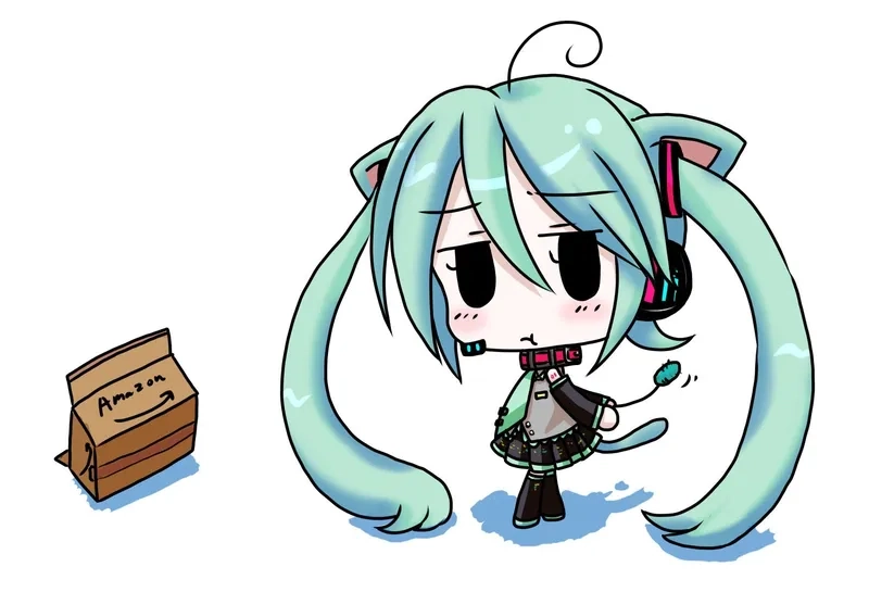 Yêu ngay Hatsune Miku chibi với phong cách anime ngọt ngào