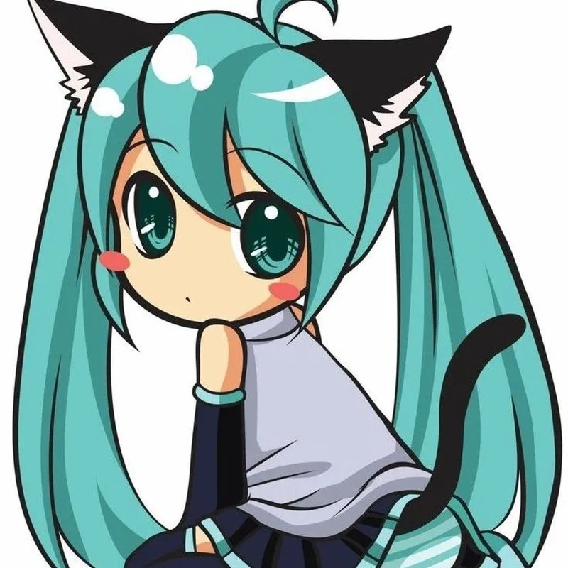 Học Miku chibi dễ vẽ với hướng dẫn đơn giản cho người mới