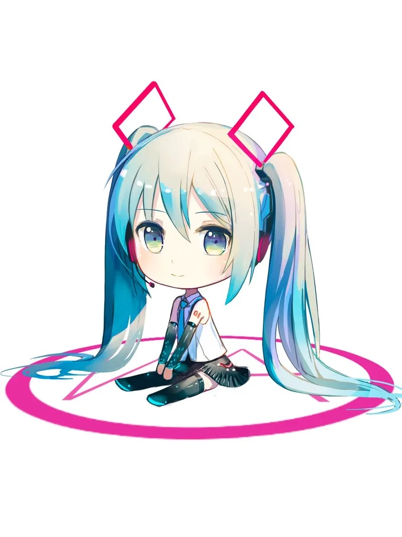 Bộ hình Miku chibi khiến fan Hatsune Miku phát cuồng
