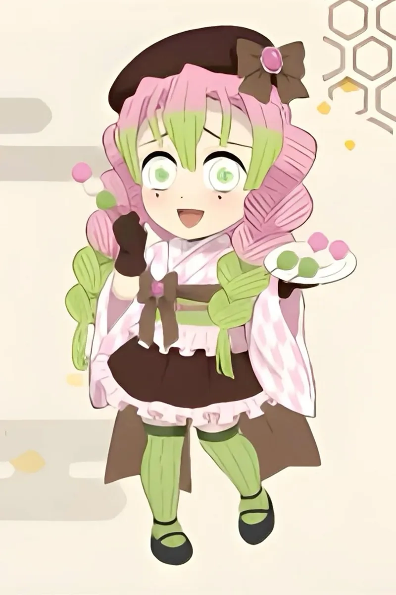 Mitsuri Kanroji chibi mang đến vẻ đẹp ngọt ngào cho fan