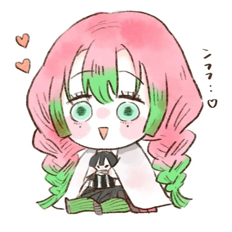 Kawaii chibi Mitsuri là lựa chọn hoàn hảo cho fan anime