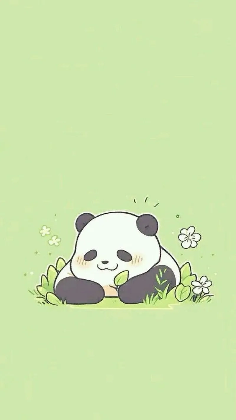 Cùng ngắm hình ảnh gấu trúc chibi siêu đáng yêu