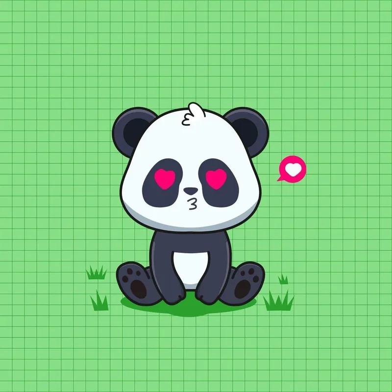 Tải chibi cute panda kawaii để làm hình đại diện