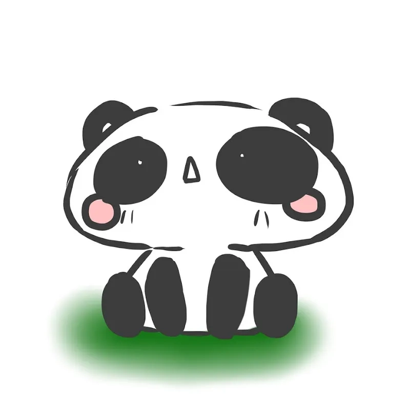 Lưu ngay chibi panda png để dùng cho thiết kế