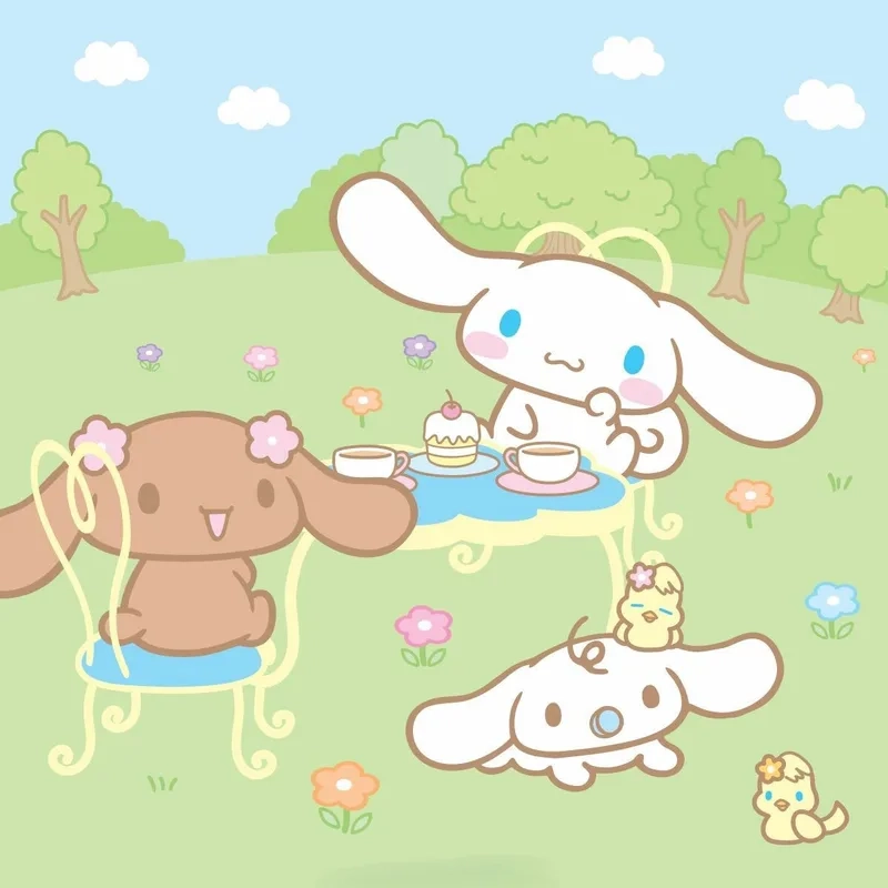 Cinnamoroll Kuromi cặp đôi chibi đáng yêu của Sanrio