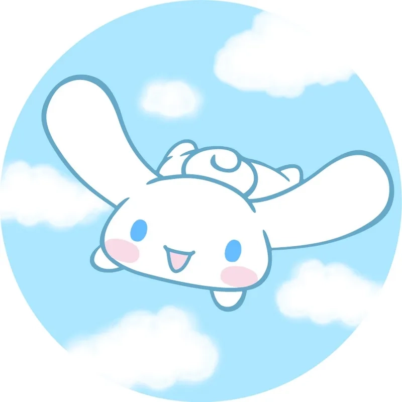 Kawaii cute chibi Cinnamoroll anime làm fan tan chảy
