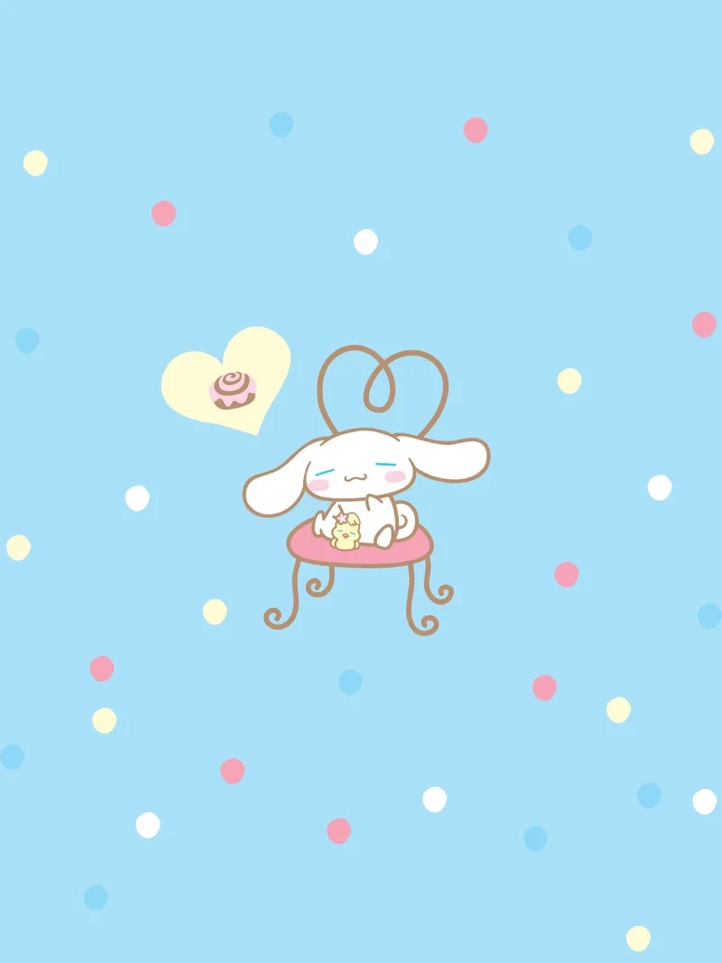 Hình Cinnamoroll chibi cute làm fan không thể rời mắt