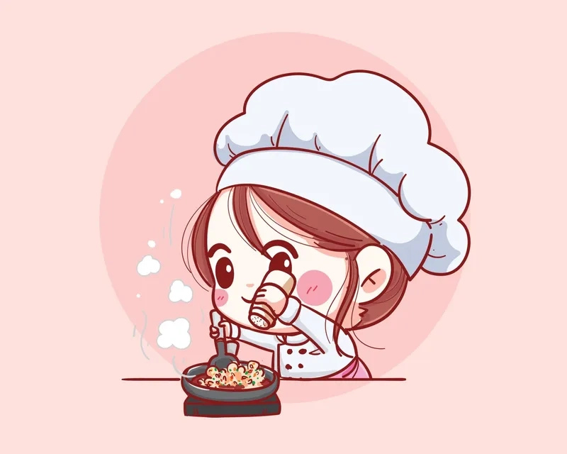 Hình cô gái chibi cute dễ vẽ cho fan yêu vẽ chibi