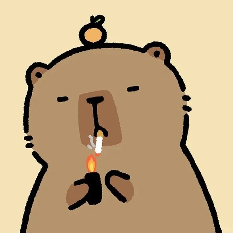 Tải hình capybara chibi để làm hình nền cực chất