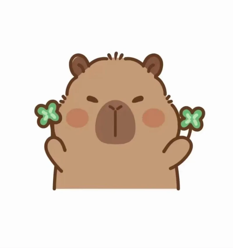 Chibi hình nền capybara cute chibi làm mới giao diện điện thoại