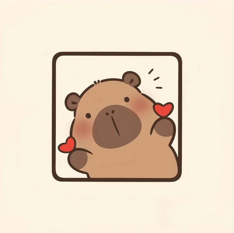 Tạo avatar capybara chibi cute để thể hiện cá tính trên mạng