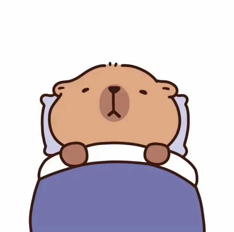 Chibi capybara drawing với nét vẽ sáng tạo và dễ thương