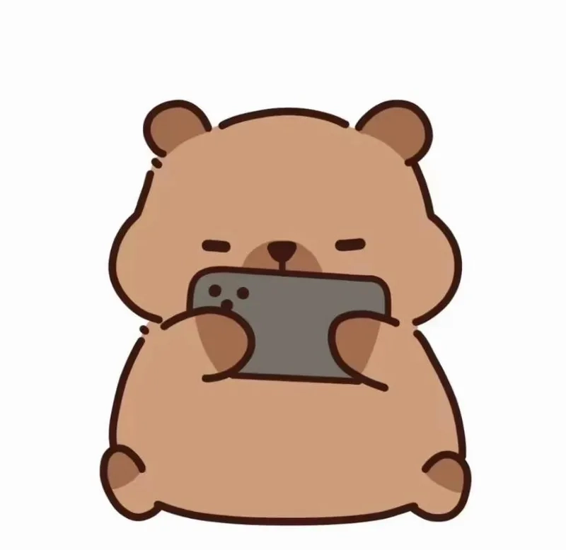 Chibi cute hình nền capybara cute chibi cho fan yêu động vật