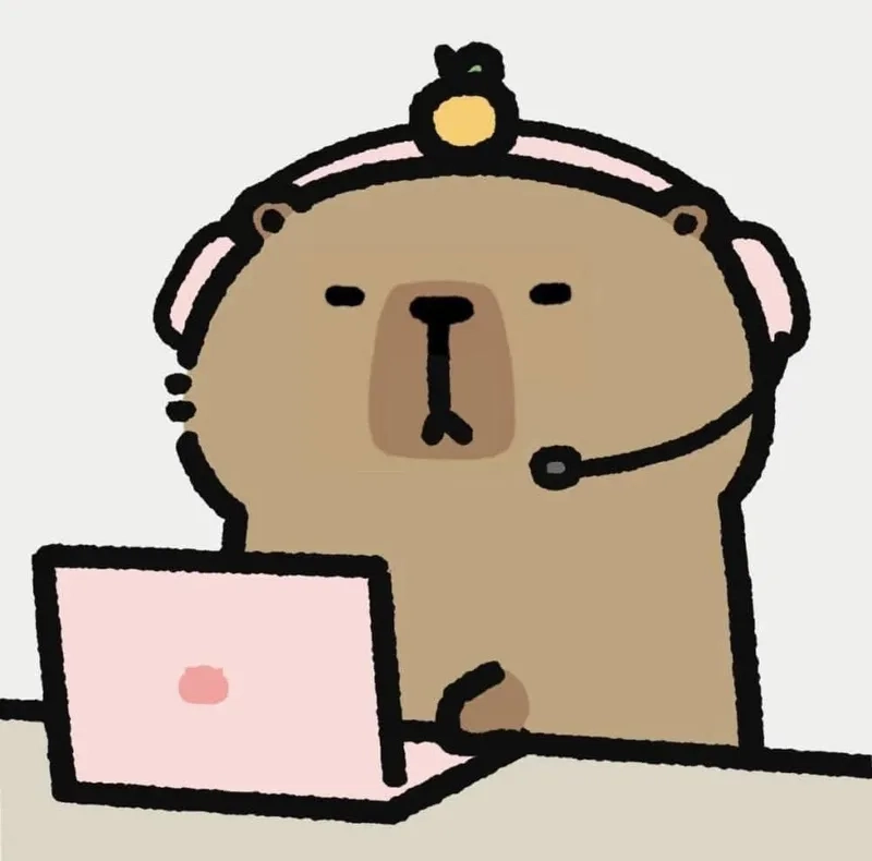 Capybara meme chibi với những hình ảnh hài hước gây sốt