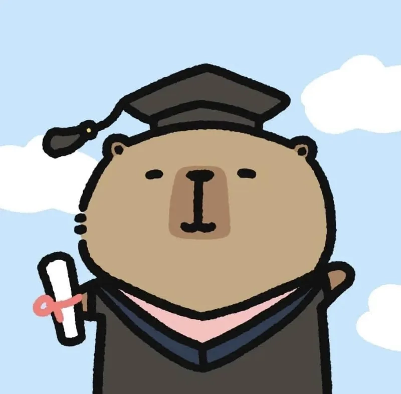 Chibi cute vẽ capybara cute chibi để tạo hình siêu đáng yêu