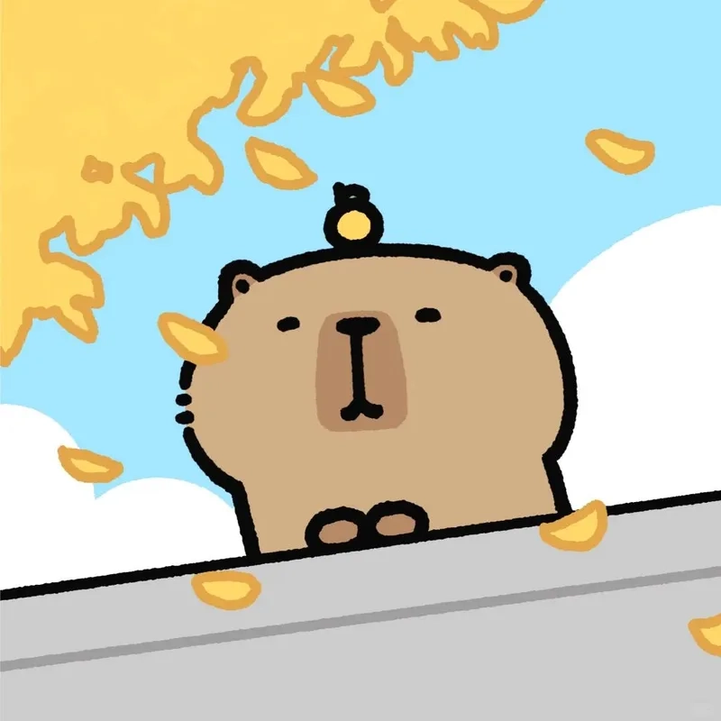 Capybara chibi tô màu để thỏa sức sáng tạo cho mọi lứa tuổi