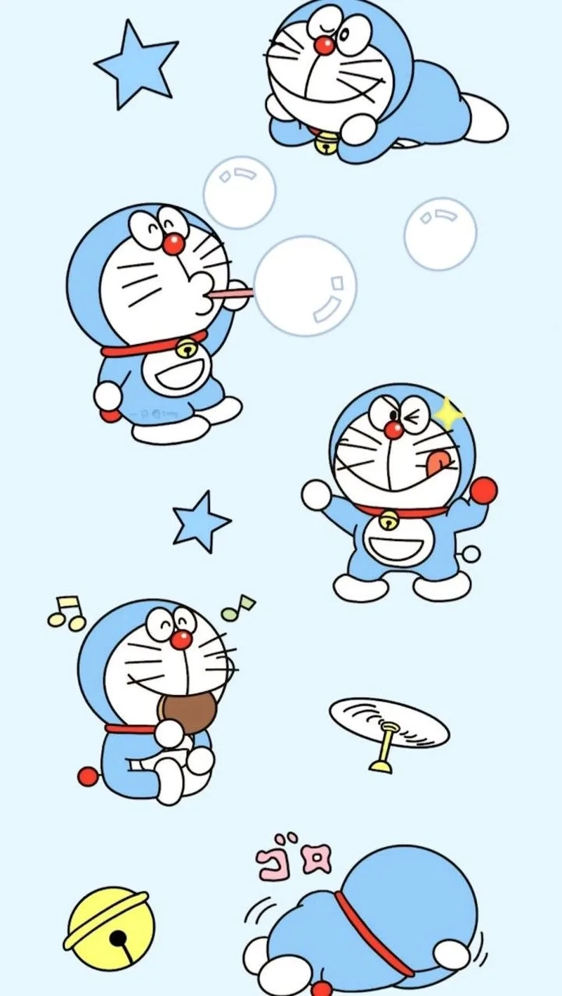 Thêm sắc màu với chibi Doraemon cho thiết kế sáng tạo