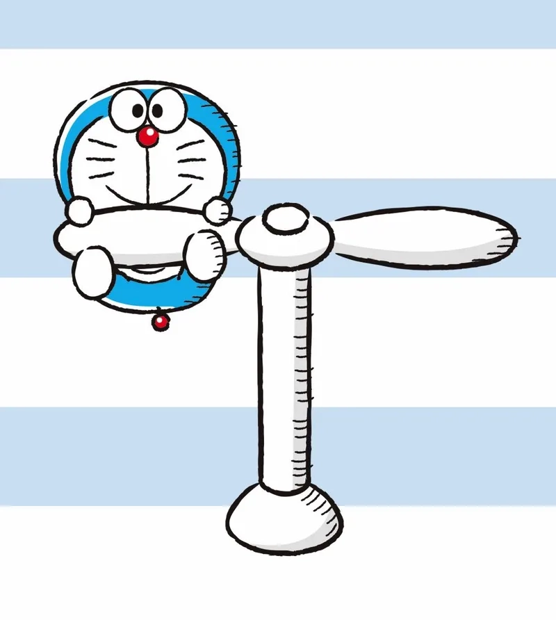 Sử dụng ảnh Doraemon chibi cute để thu hút mọi ánh nhìn