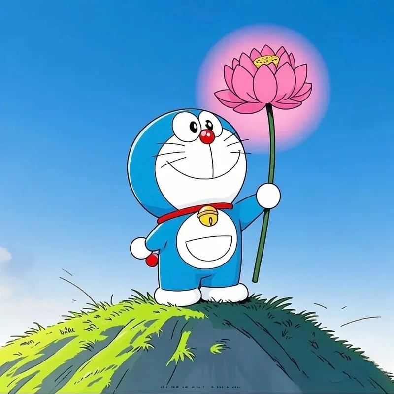 Thêm màu sắc với Doraemon chi bi cho bài đăng nổi bật