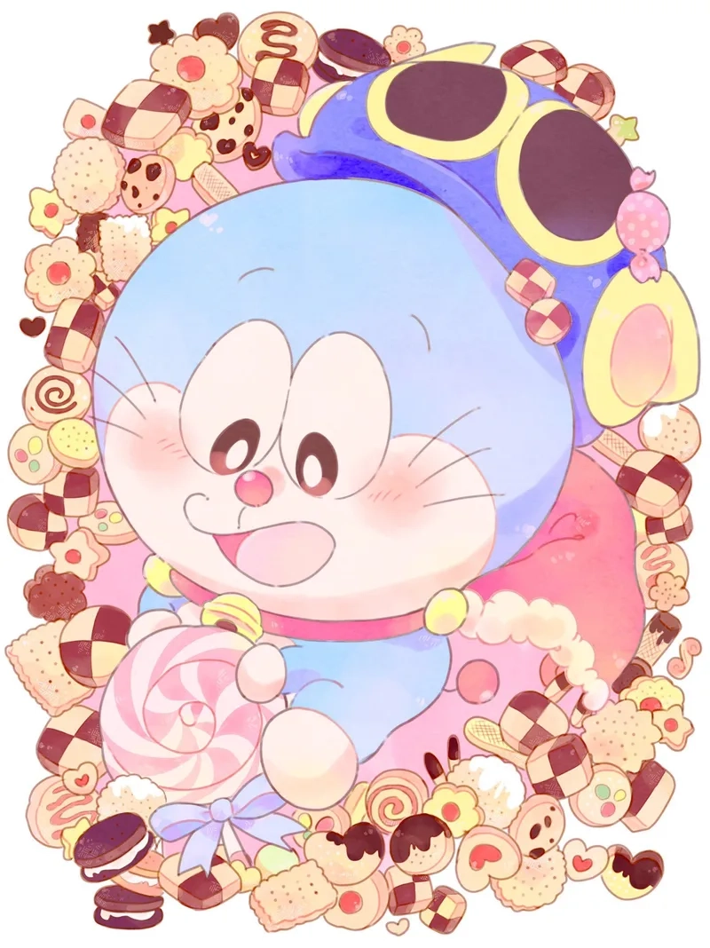Sưu tầm hình Doremon dễ thương chibi cho nội dung sáng tạo