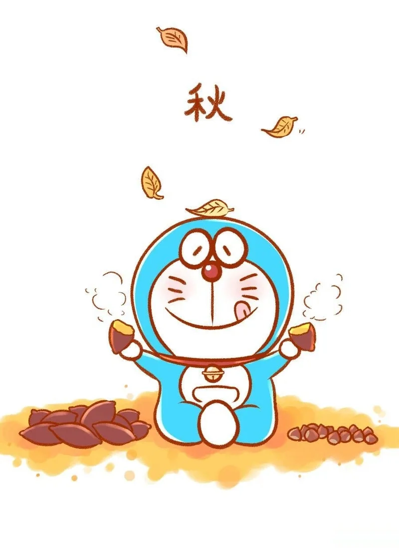 Làm đẹp giao diện với hình nền Doremon cute chibi siêu cute